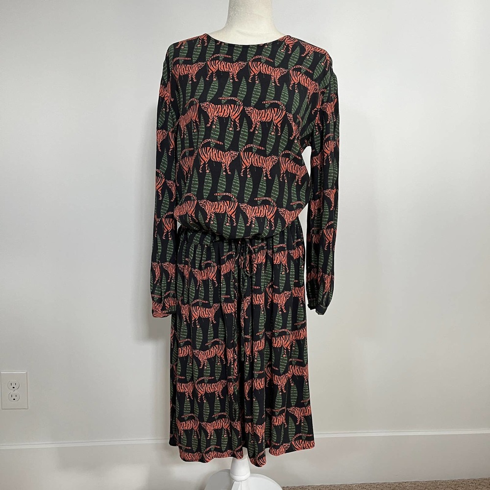 Pepaloves Iconic Tiger Long Sleeve Dress Anthropologie